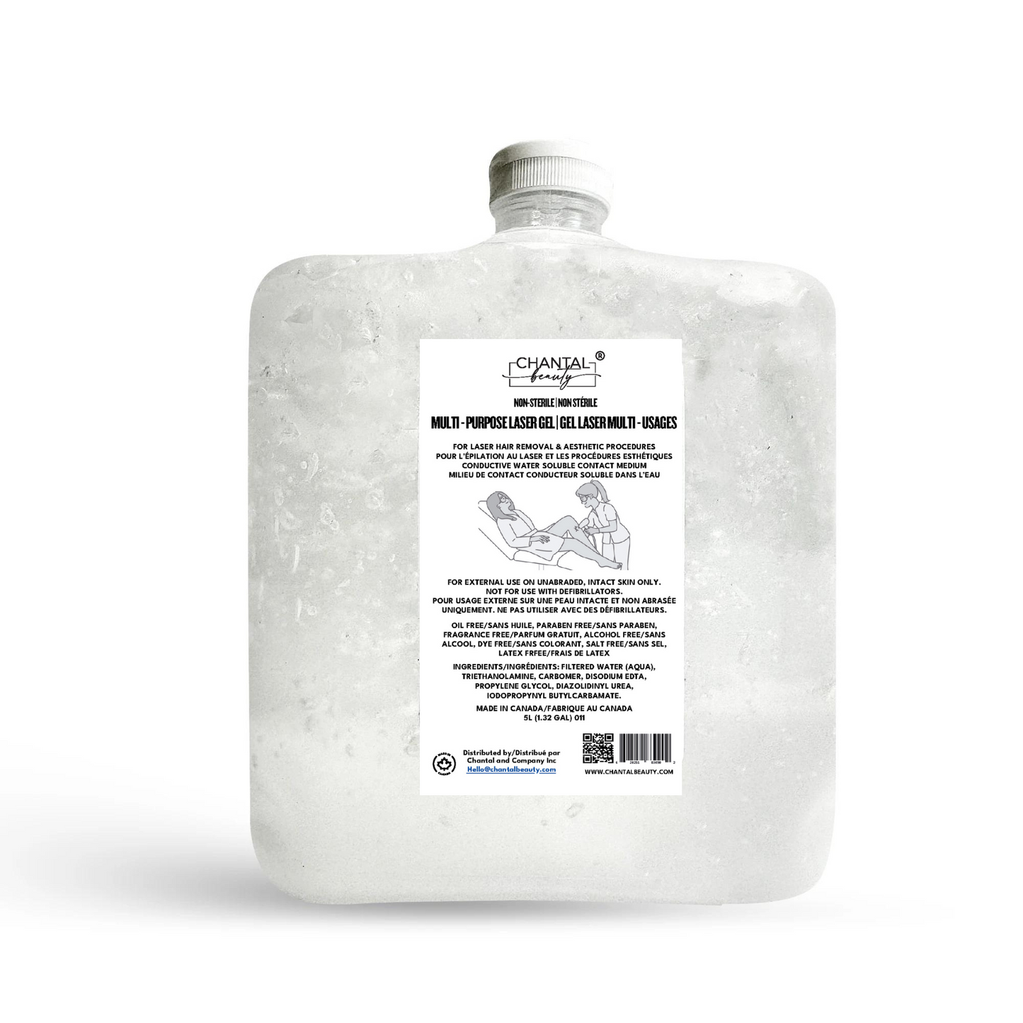 Laser Hair Removal and Aesthetic Treatments. Coupling and Cooling Gel (Pack of 4)