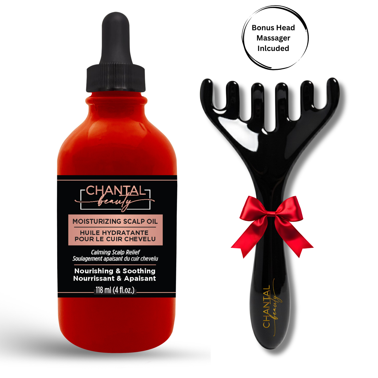 Moisturizing Scalp Oil with FREE Hair Massager